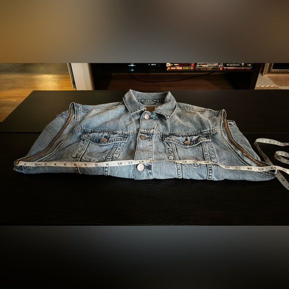 American Eagle - Distressed - Jean Vest - szLG - Picture 5 of 5